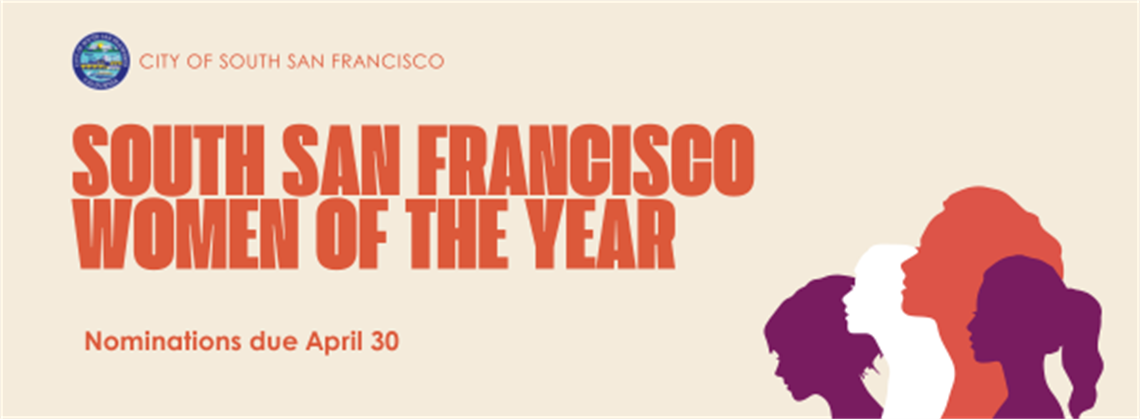 Silhouettes of women heads in purple, white, and red