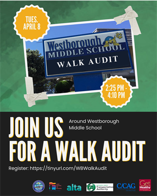 Westborough Middle School's electronic signboard