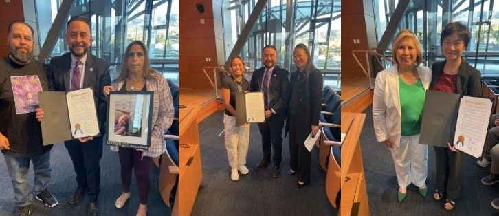 people holding proclamations