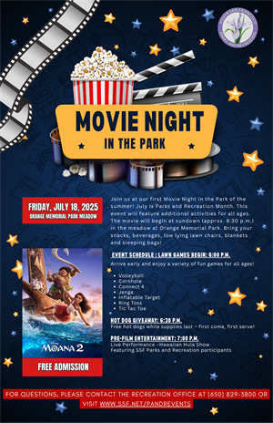 Movie Night in the Park Moana 2