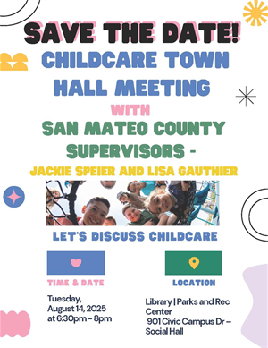 Save the Date Childcare Town Hall Meeting