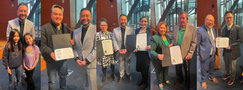 City Council with proclamation recipients