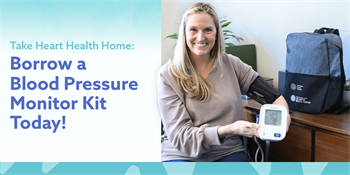 Woman taking her blood pressure