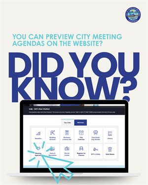 Did You Know City Meeting Agendas