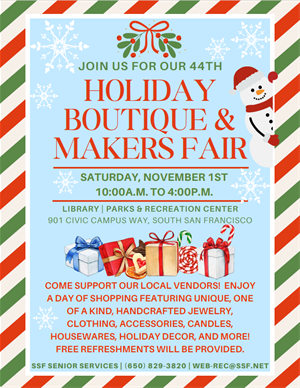 Holiday Boutique and Makers Fair