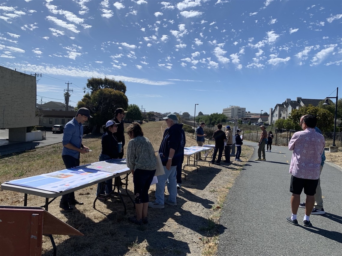 Community members at Centennial Way Park North Workshop #1