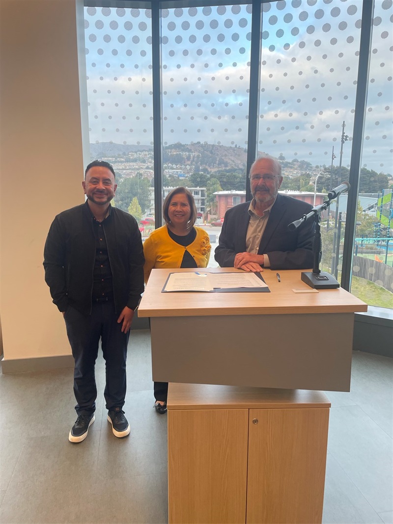Mayor Addiego and Councilmembers Eddie Flores and Flor Nicolas at LPR