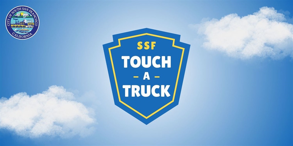 Touch A Truck logo with SSF city seal