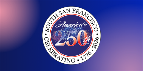 South San Francisco America's 250th logo