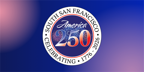 South San Francisco America 250 Logo