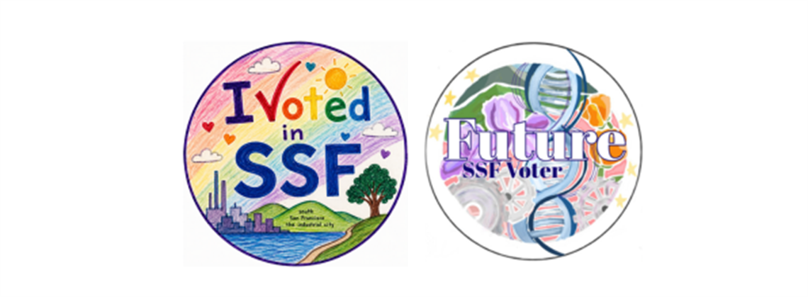 I Voted Sticker Contest Winning Designs