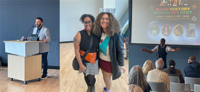 Mayor Eddie and participants at JoyFest