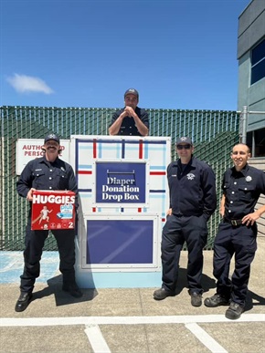 SSFFD with Diaper Bin at Station 61