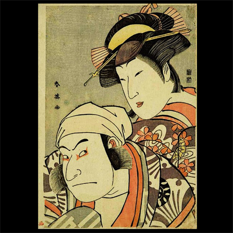 The Actors Nakamura woodblock art
