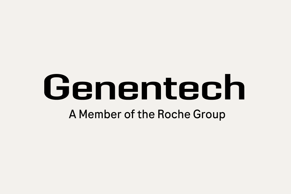 Logo of Genentech, A member of the Roche Group