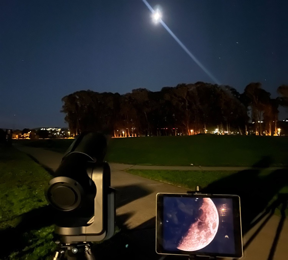 Telescopes at the Park for International Observe the Moon Night