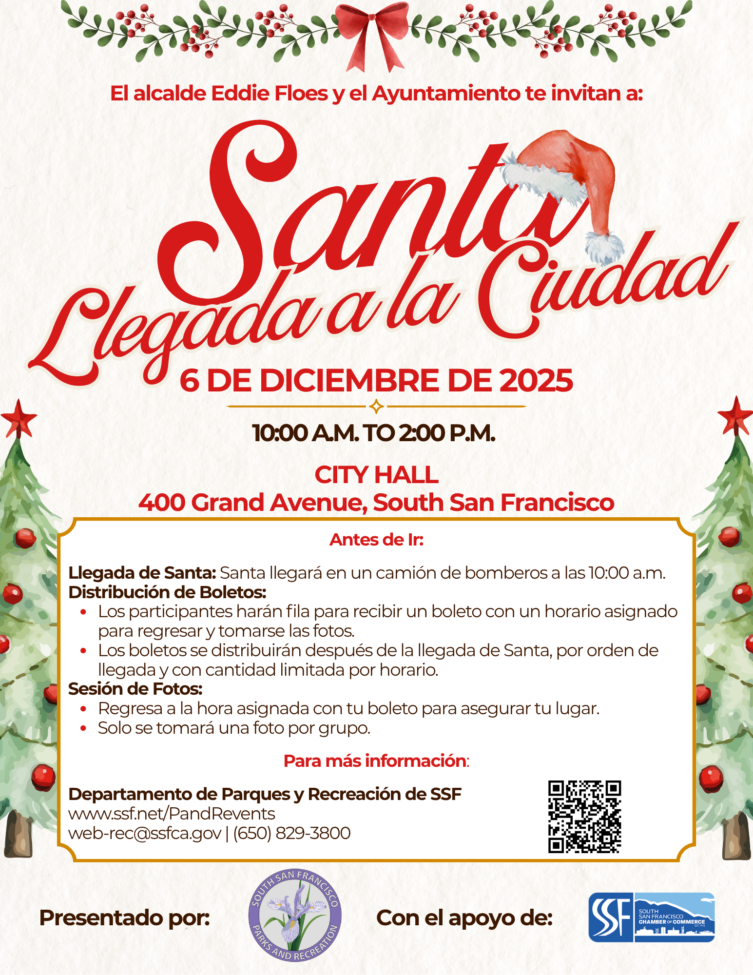 Volante para el evento 