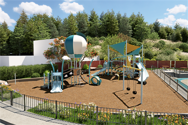 Dundee Park rendering playground