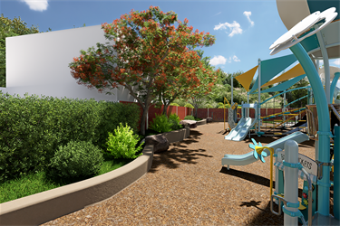 Dundee Park rendering Restored Edge Planting