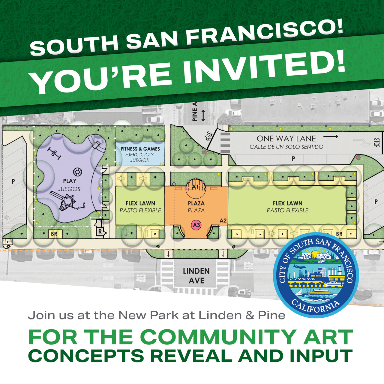 Linden Park Community Art Concepts Reveal