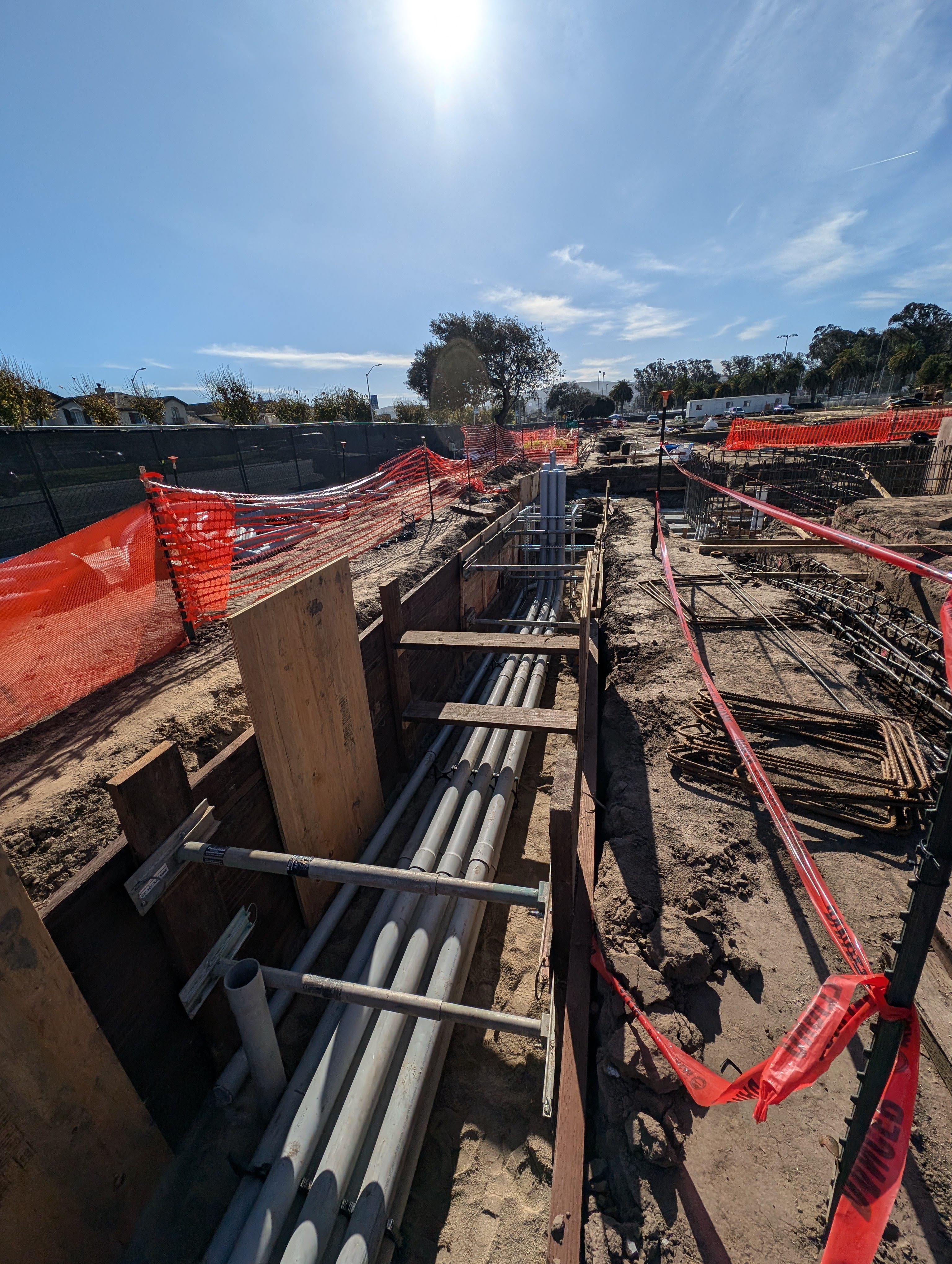 Aquatic Center Construction December 2024