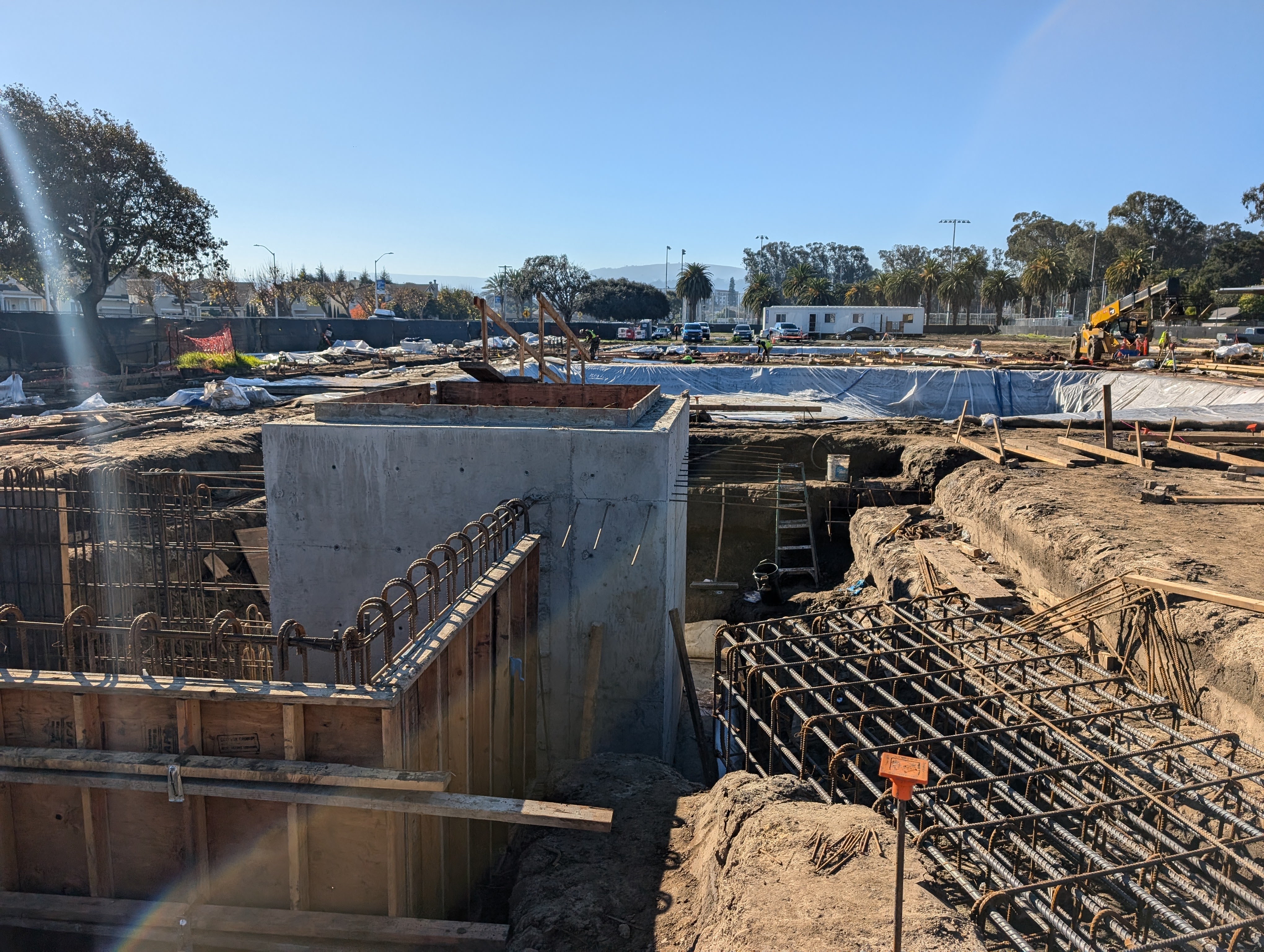 Aquatic Center Construction December 2024