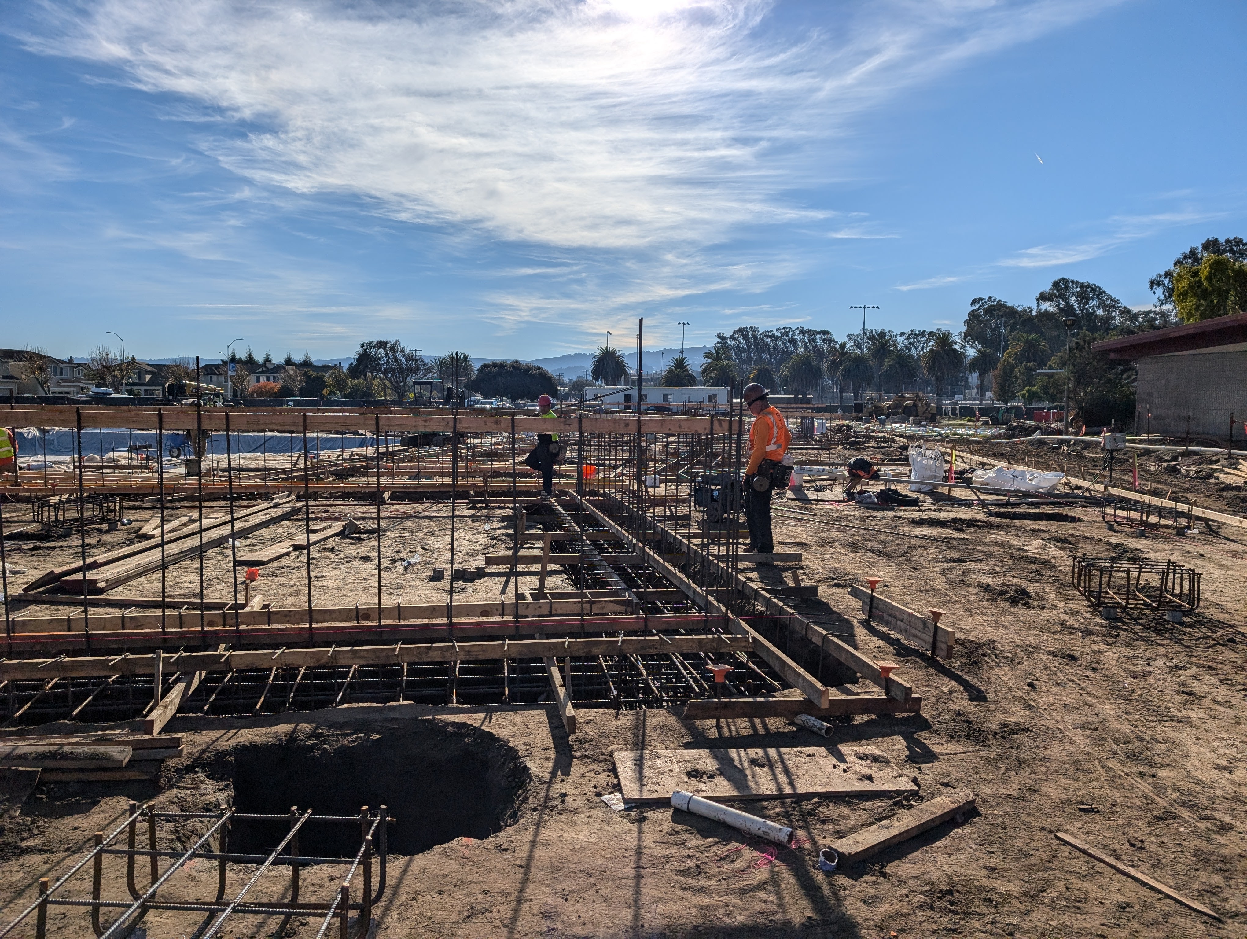 Aquatic Center Construction December 2024