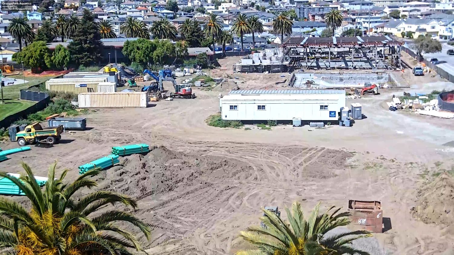 pool construction live cam snapshot