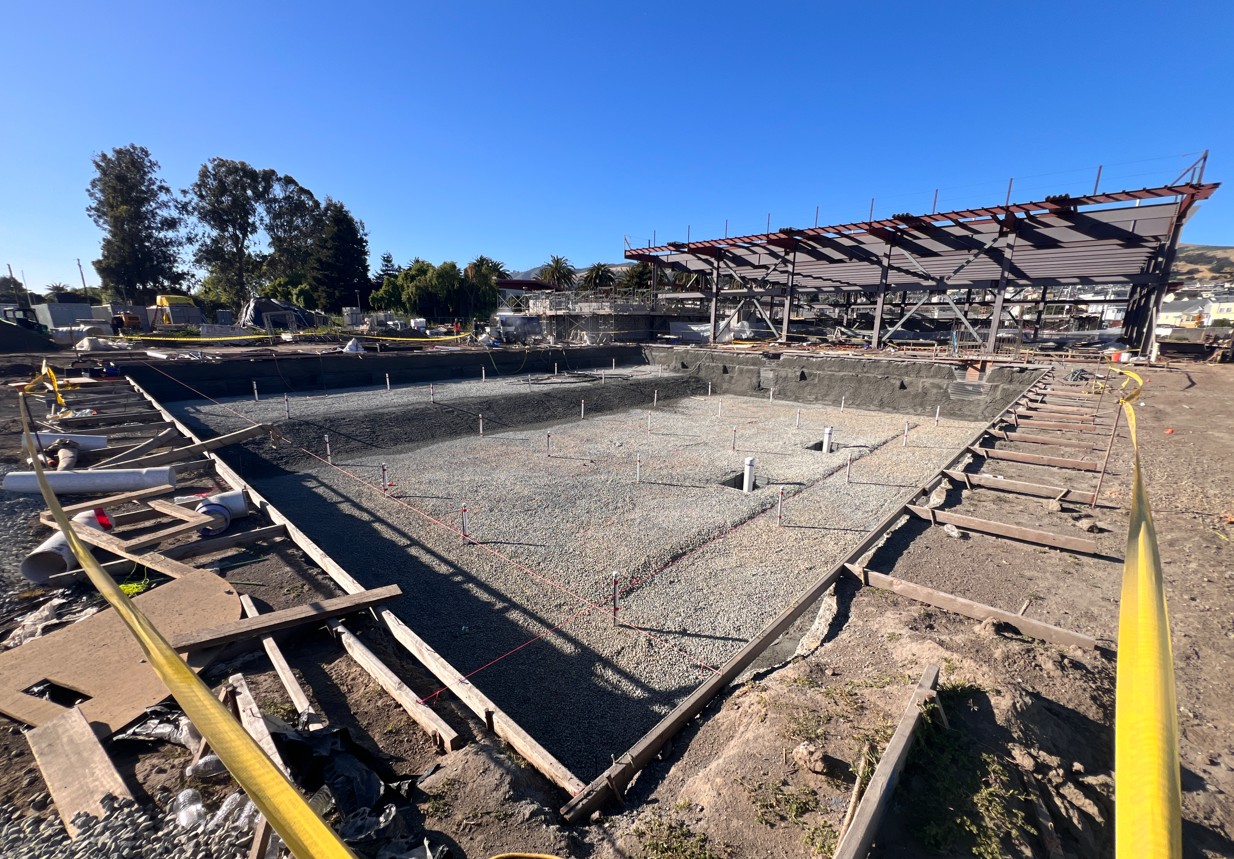 outdoor pool underground plumbing