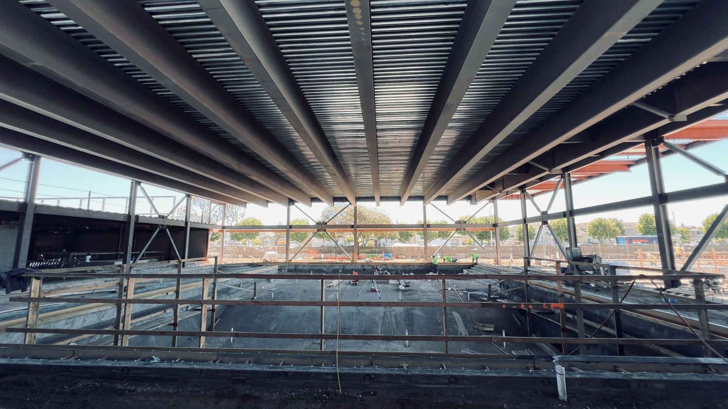 construction of indoor pool