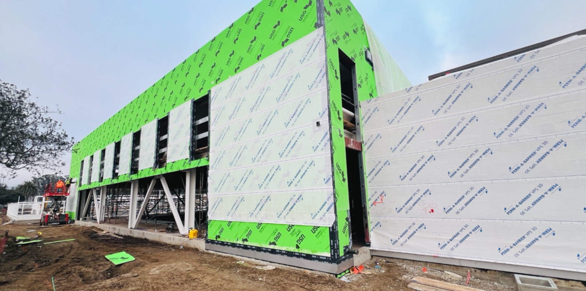 air barrier installation