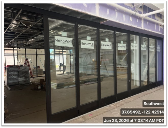 glass wall interior