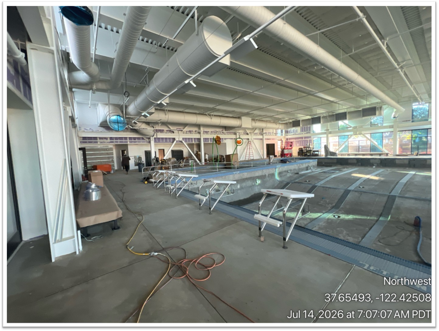 indoor pool construction