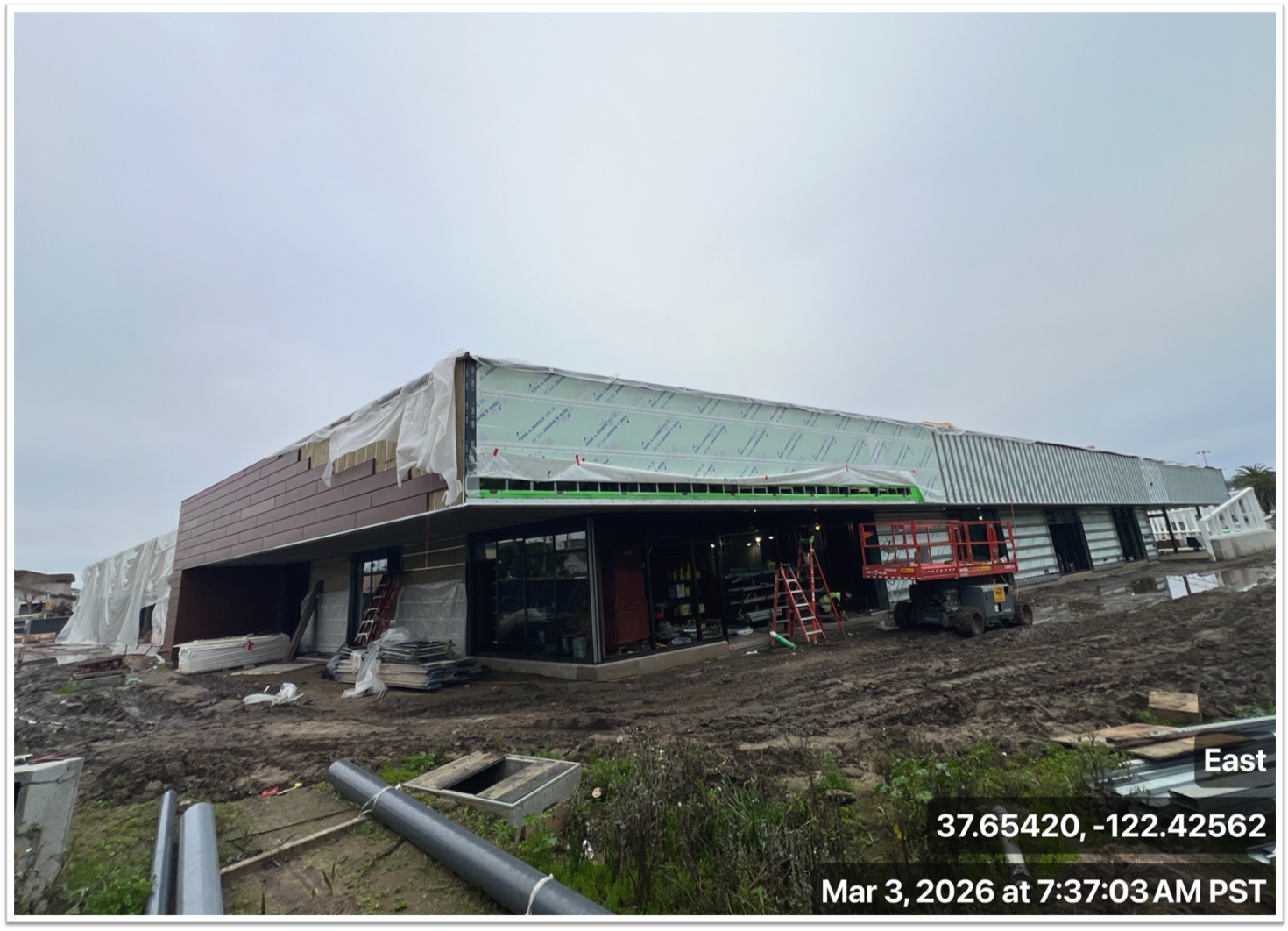 building exterior construction wide view