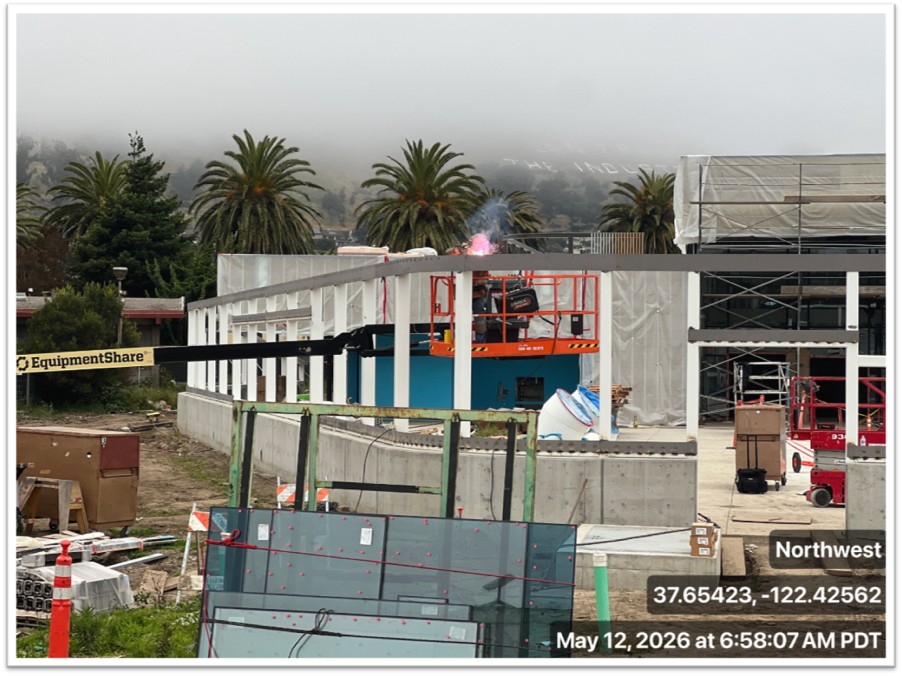 construction of aquatic center