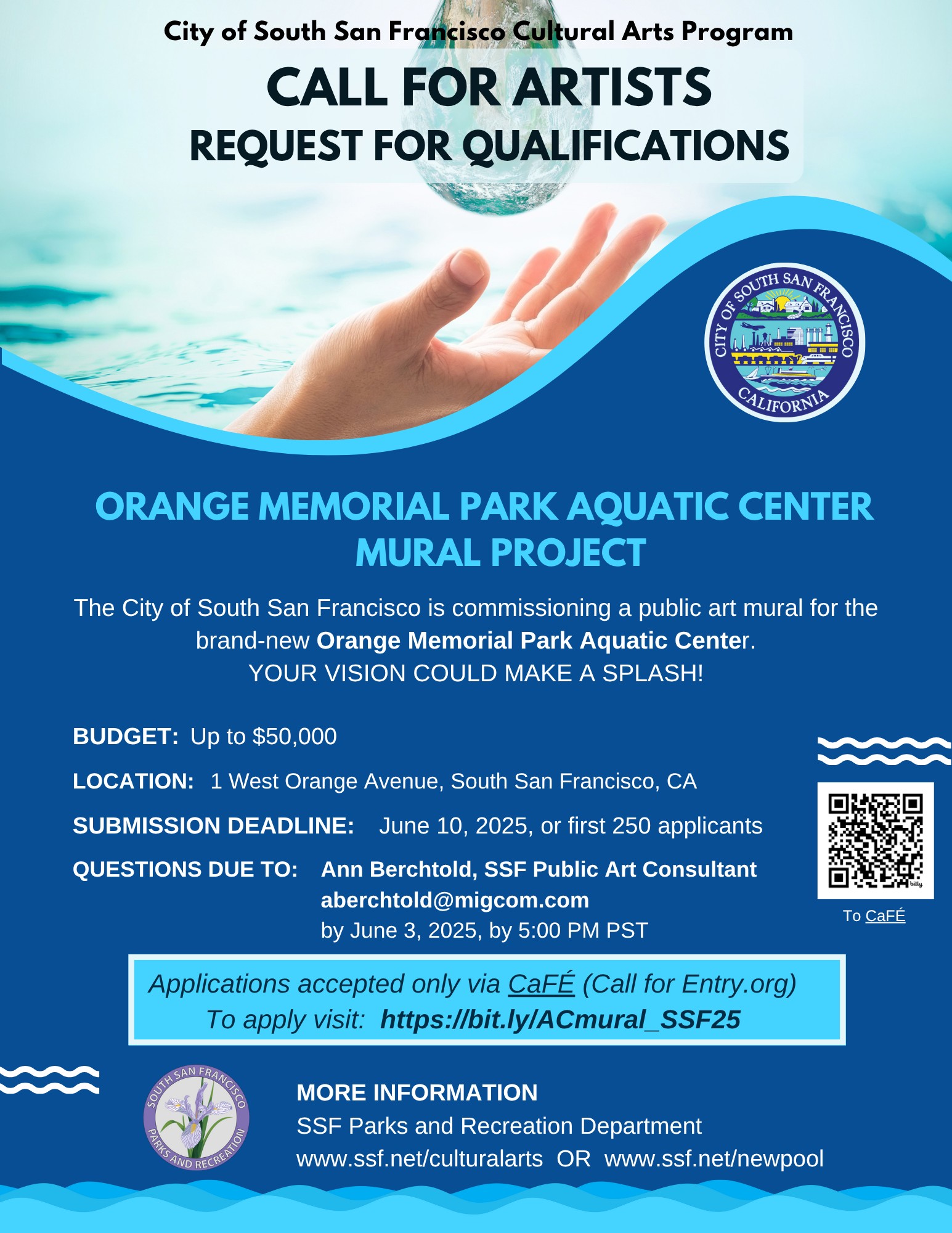Aquatic Center Mural Project Request for Qualifications