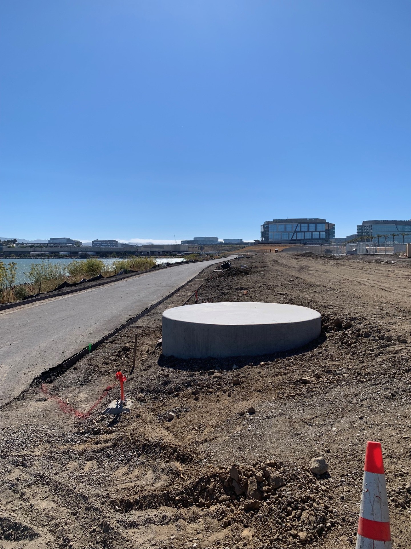 Oyster Point art pedestal