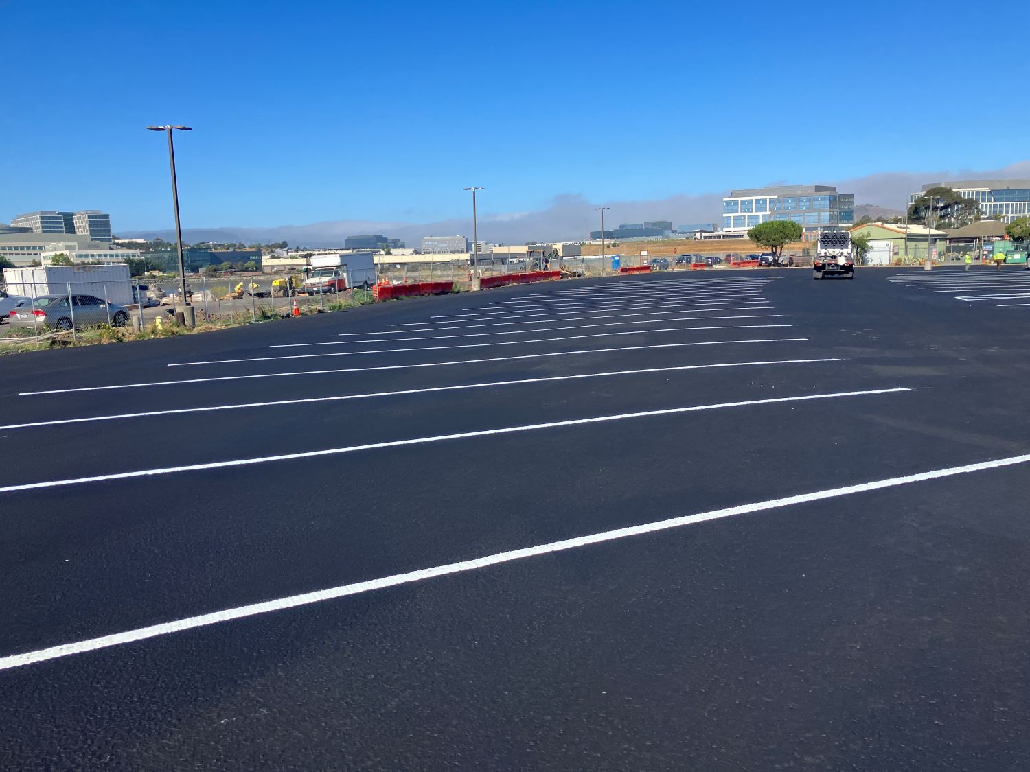 Oyster Point parking lot