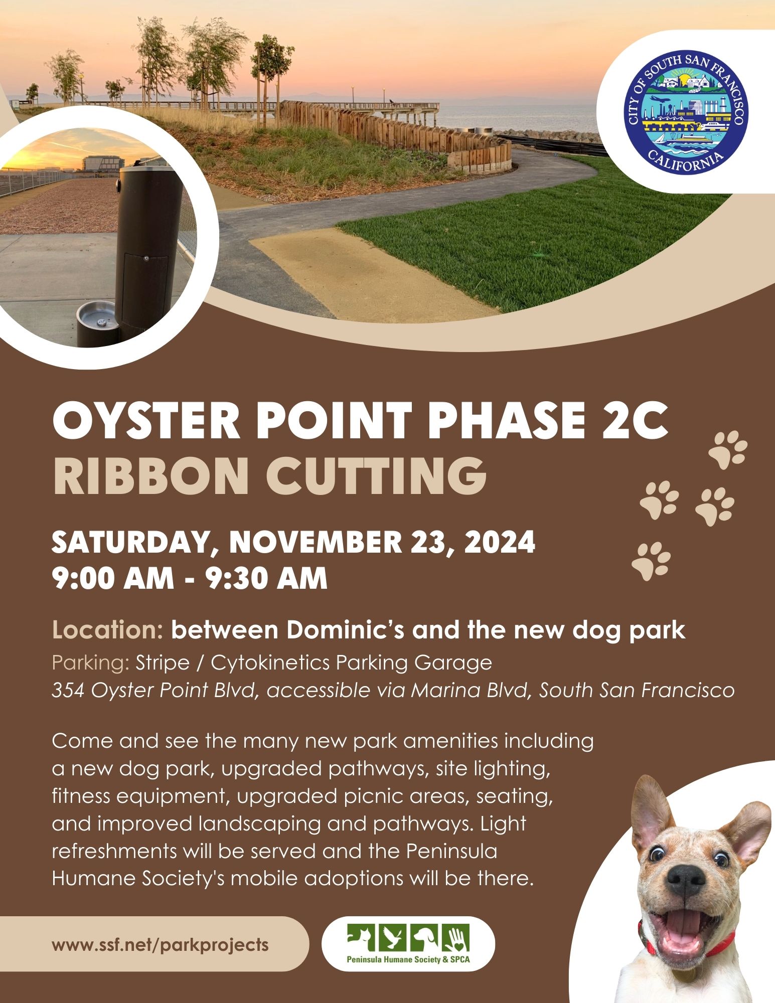 Oyster Point Phase 2C Ribbon Cutting flyer