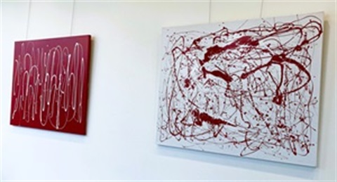 Two Abstract Oil Paintings