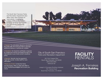 Joseph Fernekes Rec Building Brochure