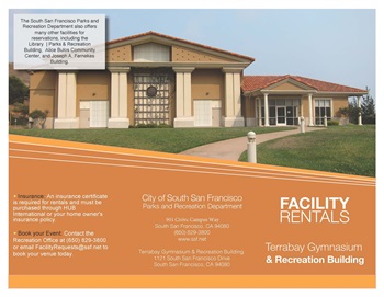 Terrabay Gymnasium Rentals Brochure