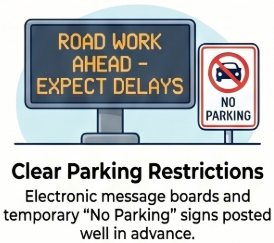 This photo reflects Clear Parking Restrictions.