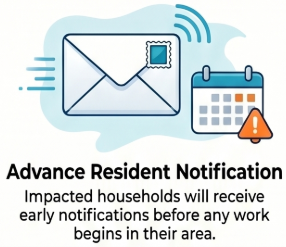This photo reflects Advance Resident Notification.