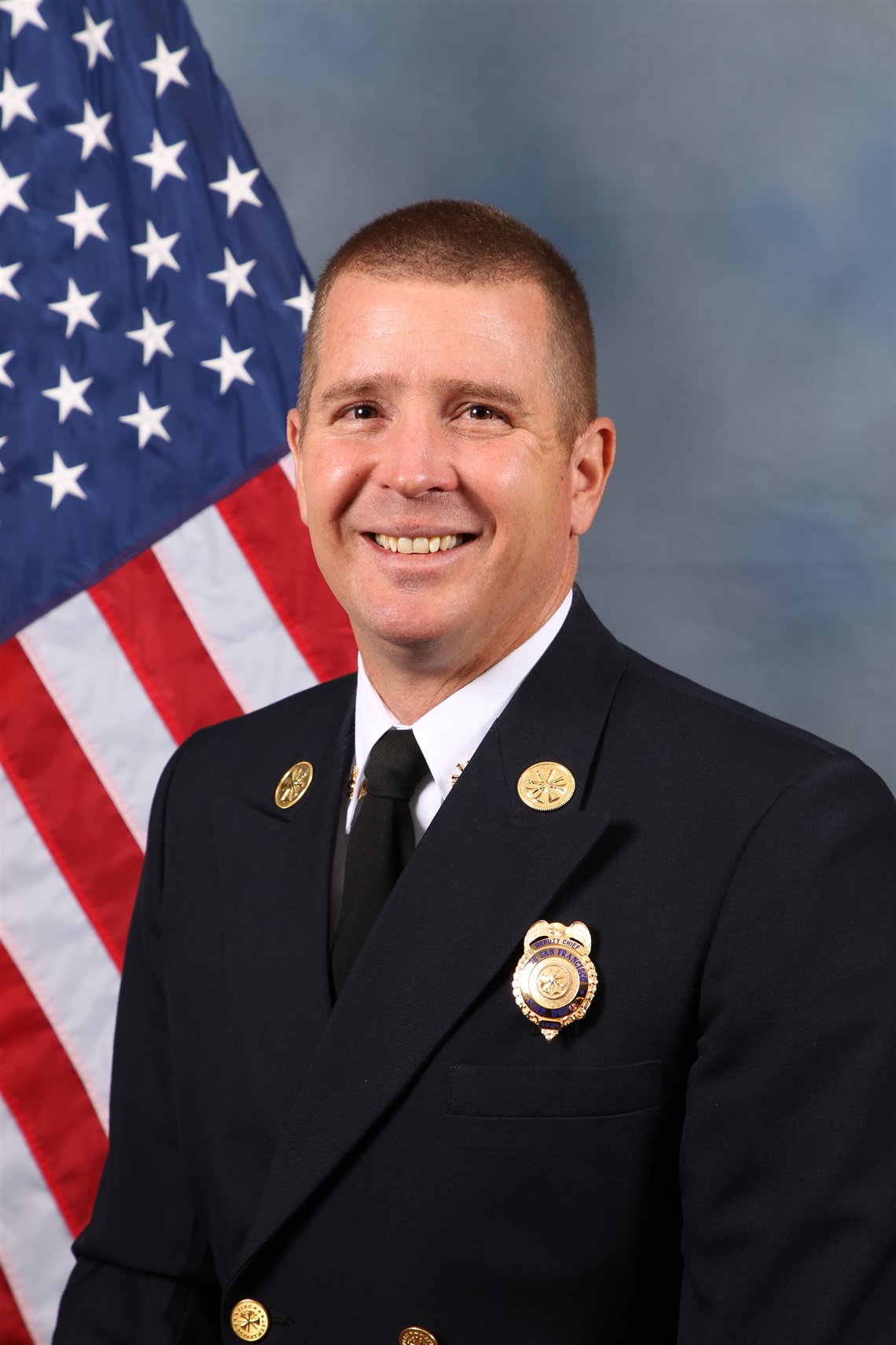 Photo of new Fire Chief Matt Samson