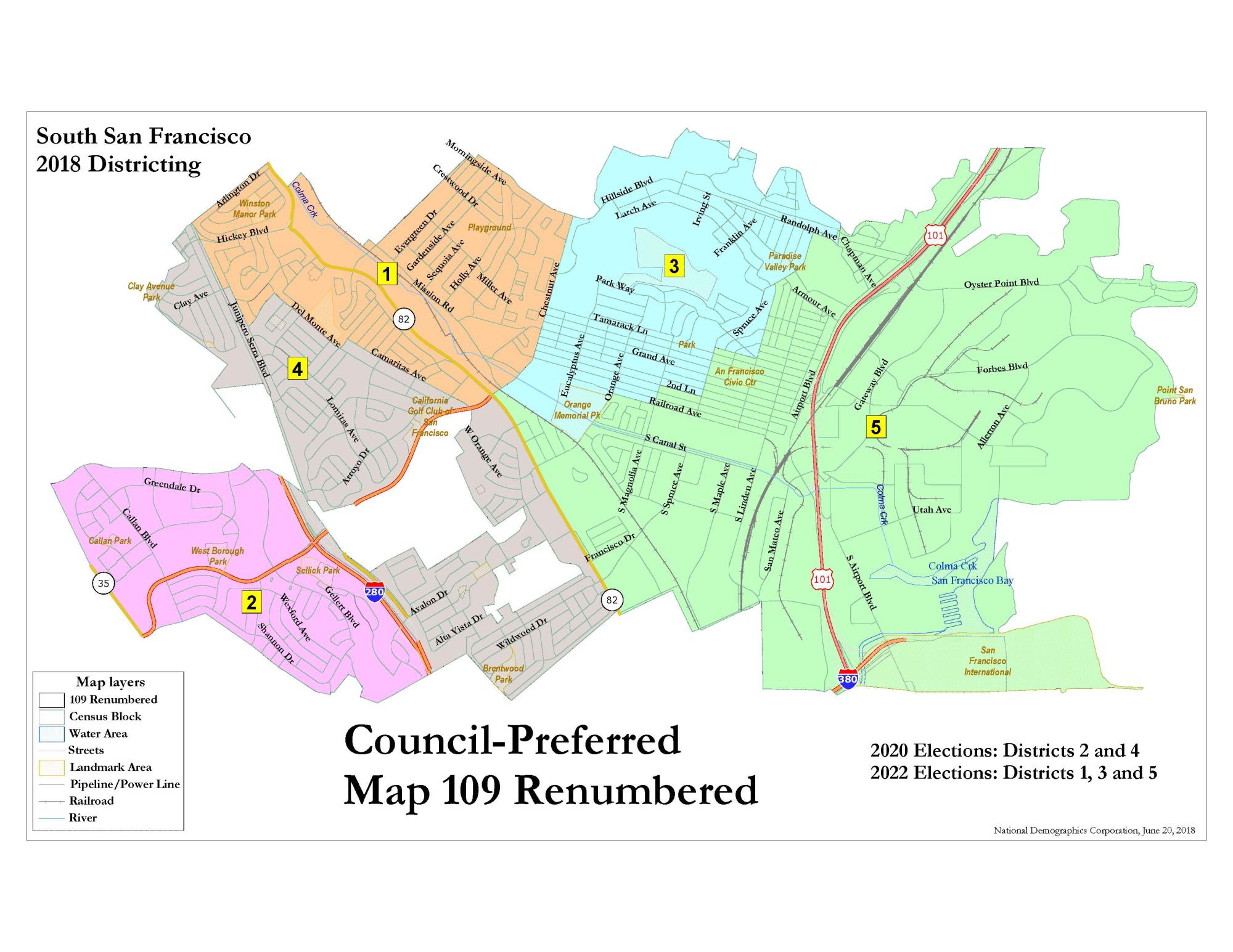 Map of SSF Districts