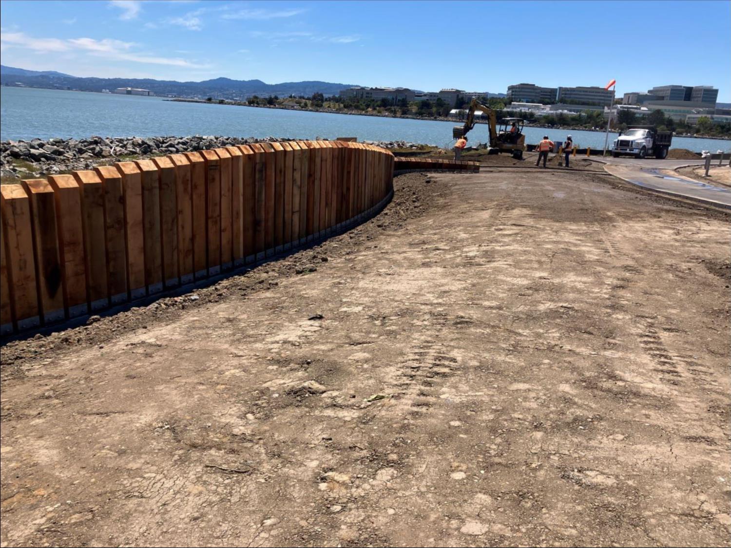 Oyster Point wind screen