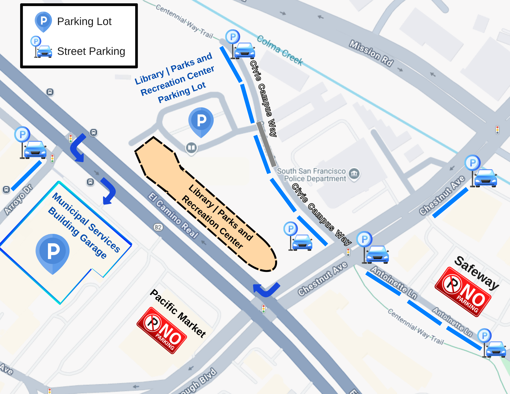 Area Parking Map